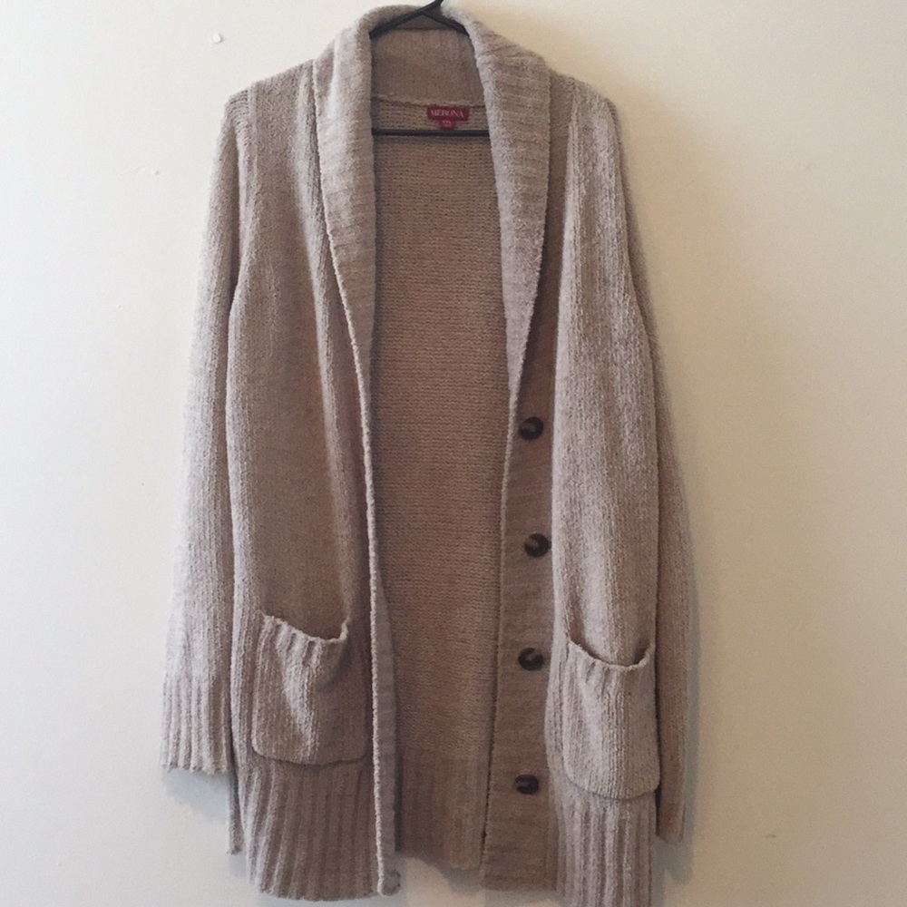 Tan Cardigan